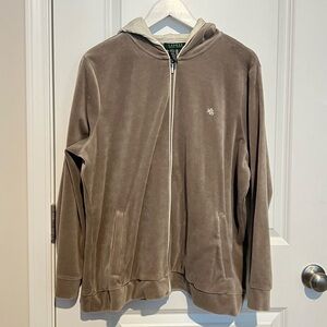 Ralph Lauren Tan Zip-Up Jacket Sz 3X